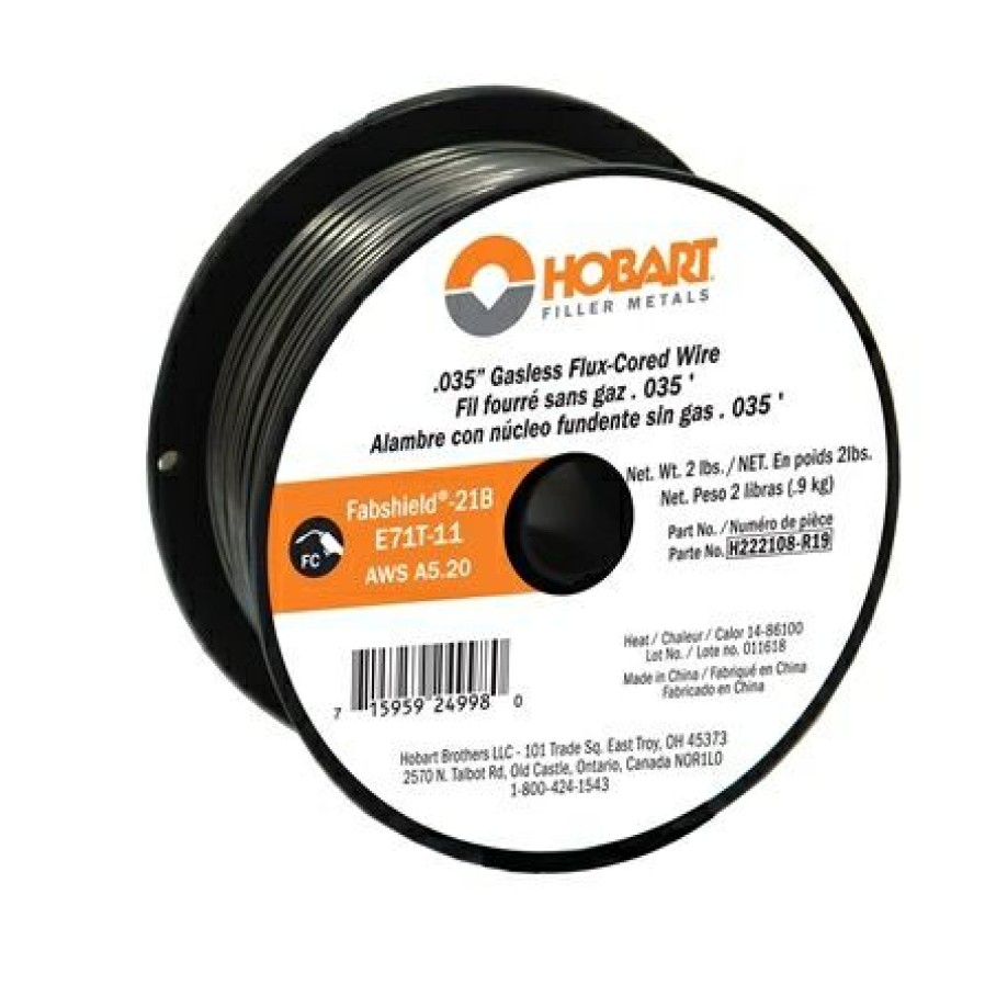 Hobart E71T-11 Flux-Cored Wire .035 2 Lb. Spool, H222108-R19 | * Best