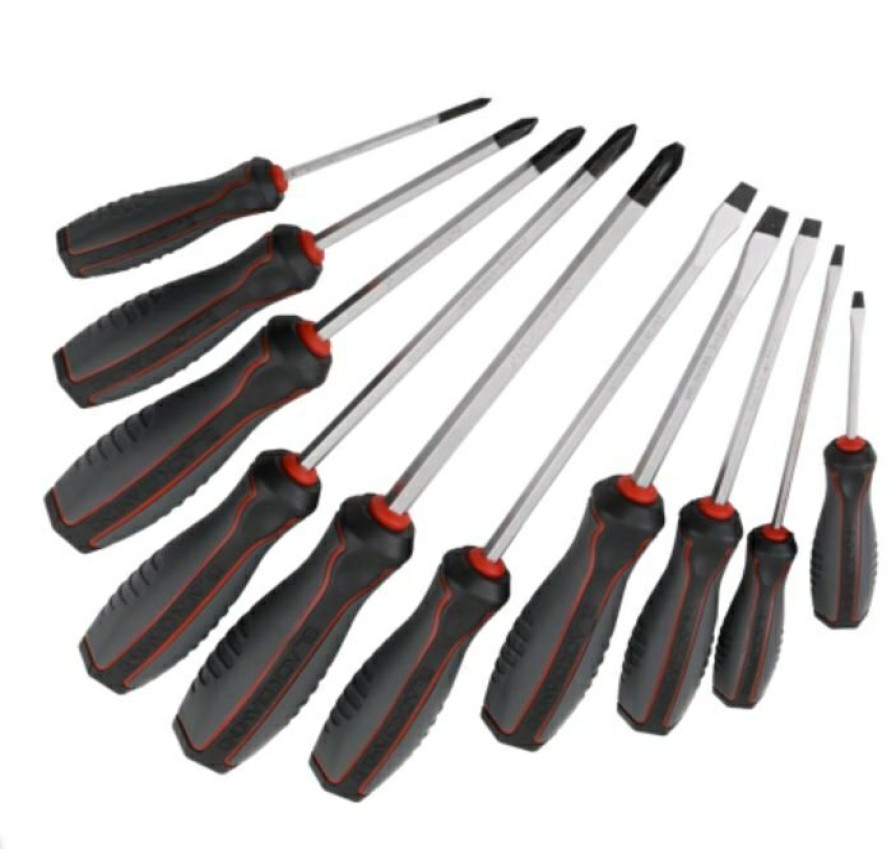 Black Diamond 10 Pc. Ergo Handle Screwdriver Set | * New