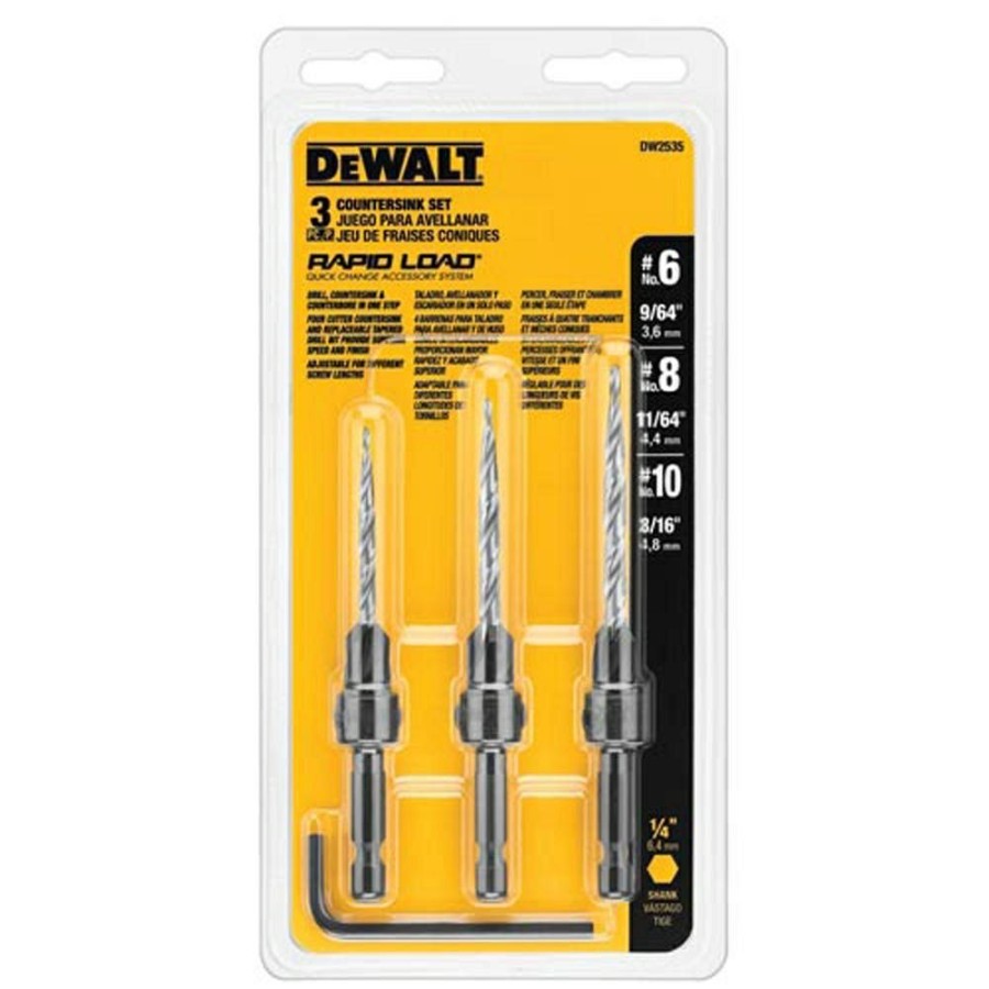 Dewalt 3 Pc Steel Countersink Set | * Online