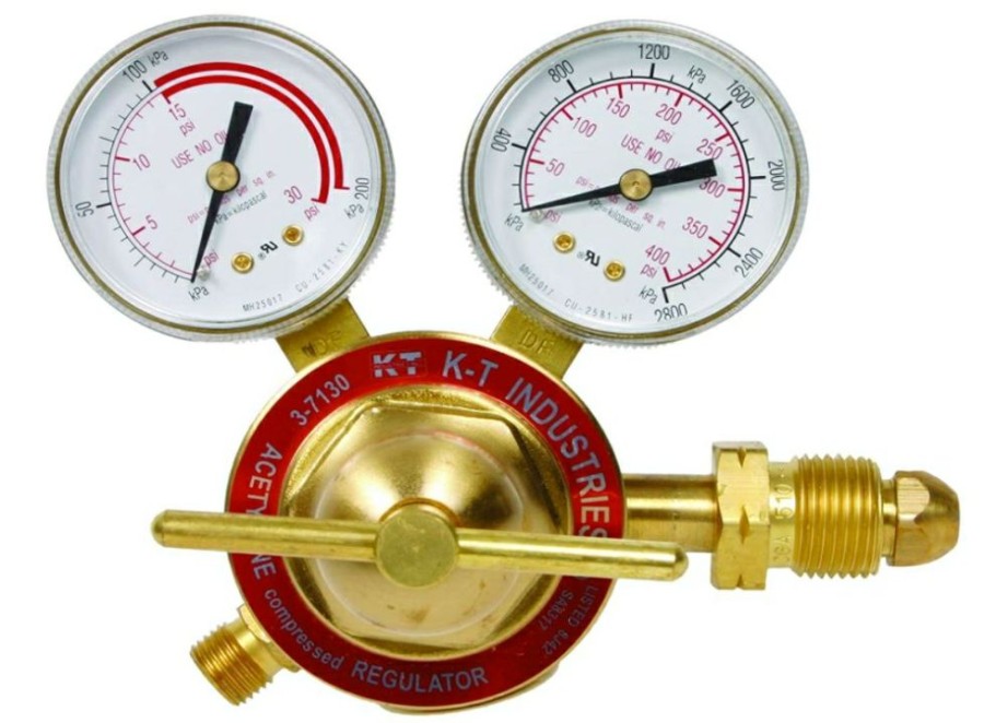 K-T Industries Acetylene Regulator | * New