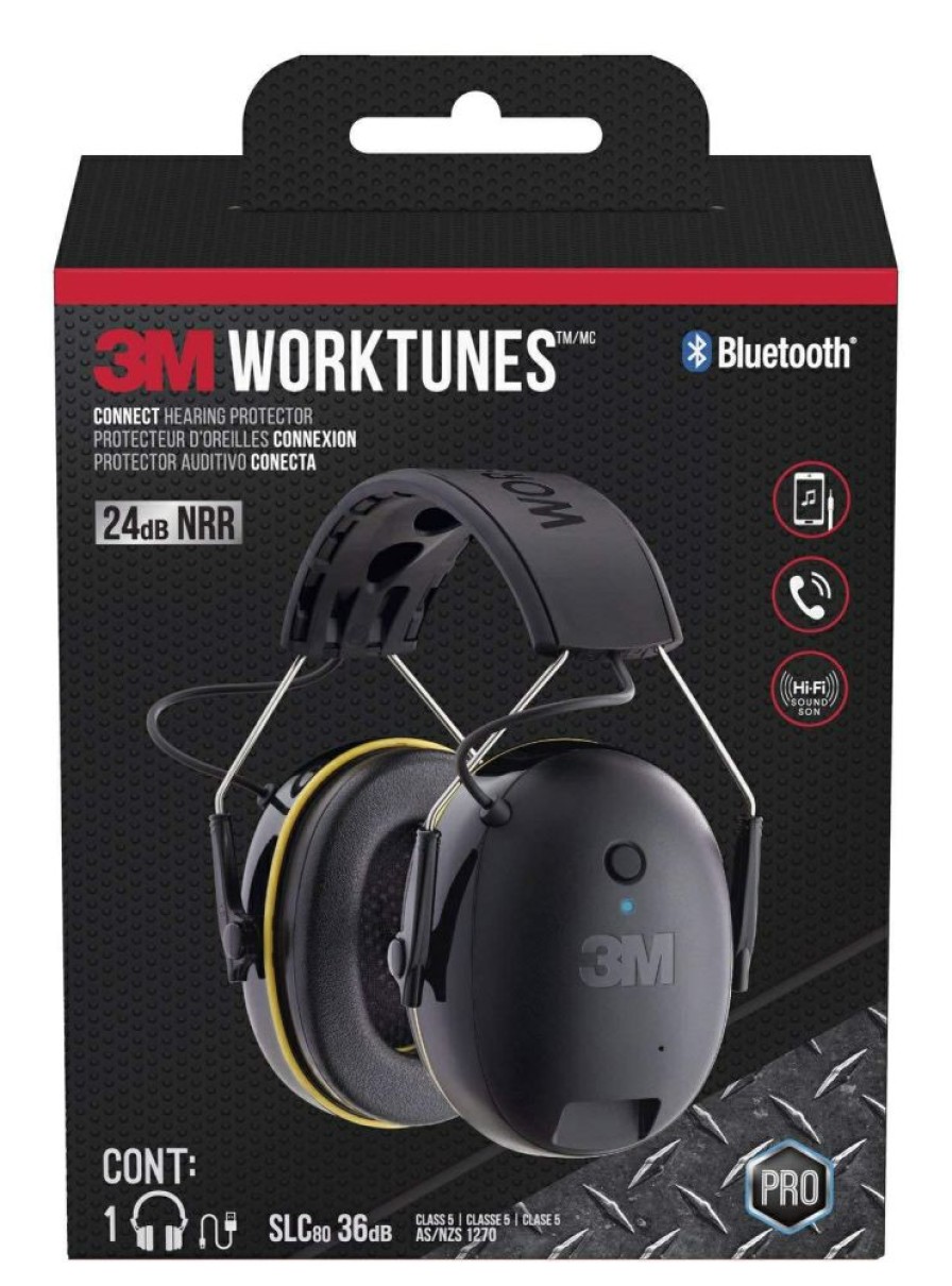 3M Worktunes Connect Wireless Hearing Protector With Bluetooth Technology | * Best