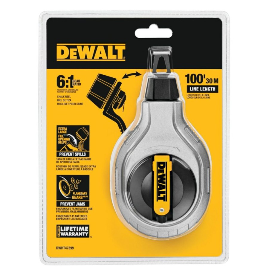 Dewalt 6:1 Chalk Reel 100Ft | * Wholesale