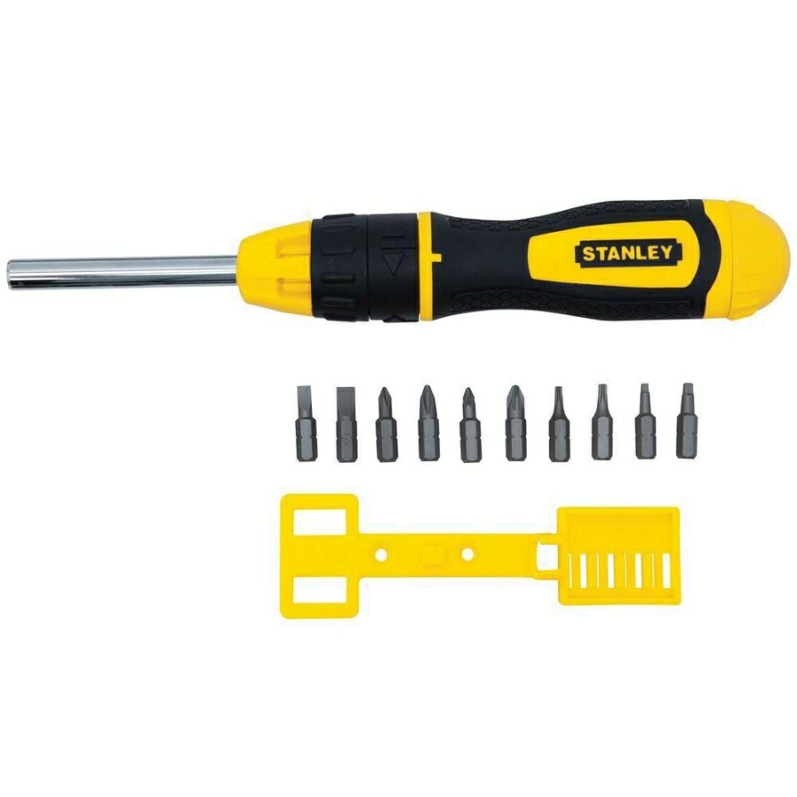 Stanley 10 Pc Multibit Ratcheting Screwdriver | * Best