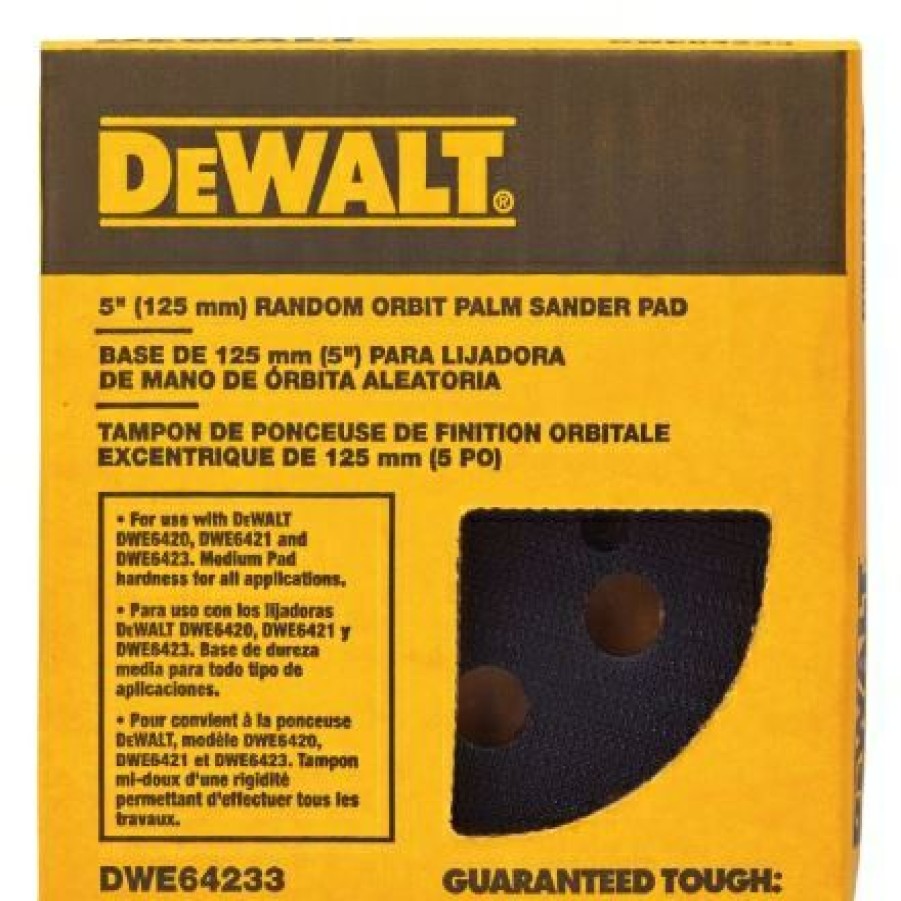 Dewalt 5 Eight Hole Hook & Loop Pad Medium | * Online