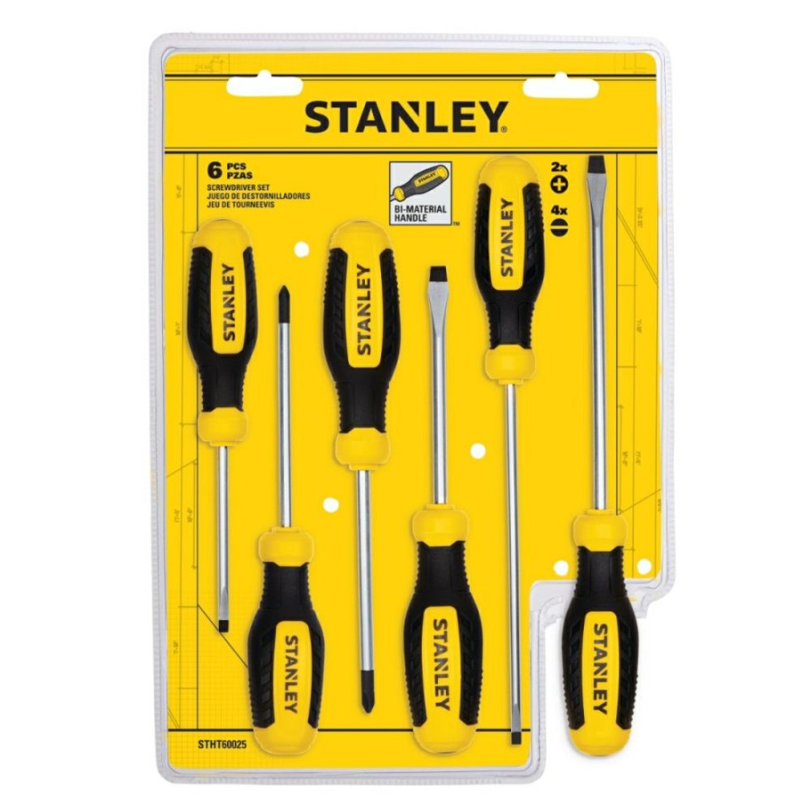 Stanley Tools 6Pc Screwdriver Set | * New