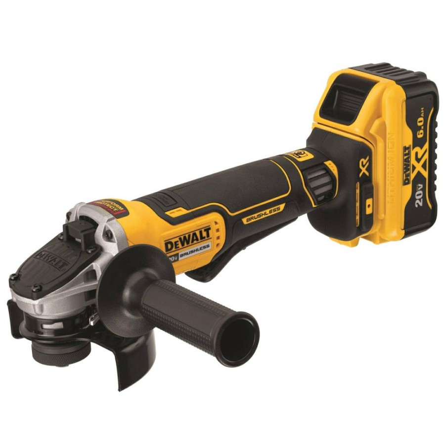 Dewalt 4.5 20V Max Xr Paddle Switch Small Angle Grinder Kit W/ Kickback Brake | * Hot