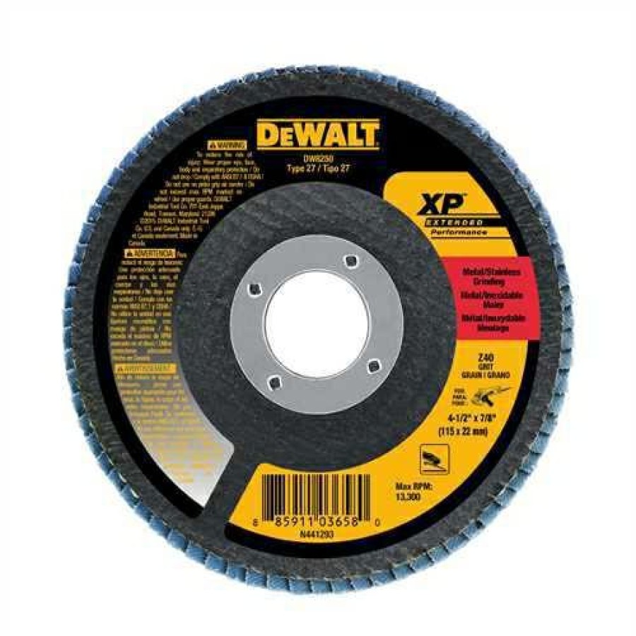 Dewalt 4 1/2 X 7/8 Xp High Density Flap Discs Type 27 | * Online