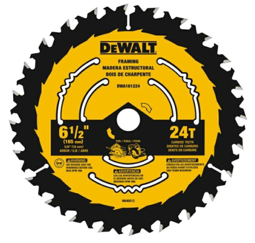 Dewalt Dwa161224 6 1/2 Inch Circular Saw Blade | * Best