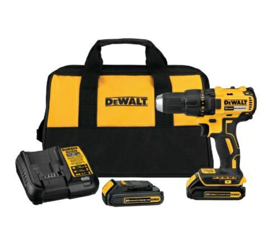 Dewalt 20V Max* Compact Brushless Drill/Driver | * Best