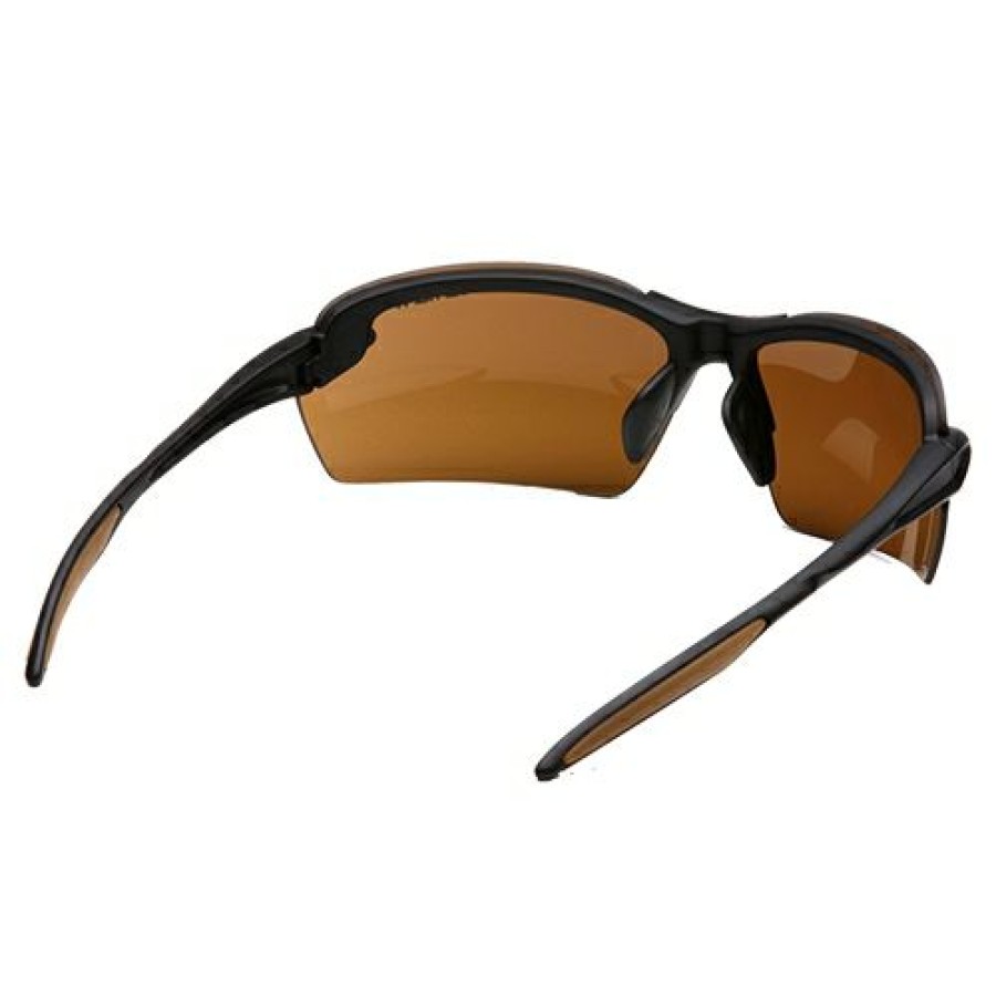 Pyramex Spokane Safety Glasses W/Sandstone Bronze Lens | * New