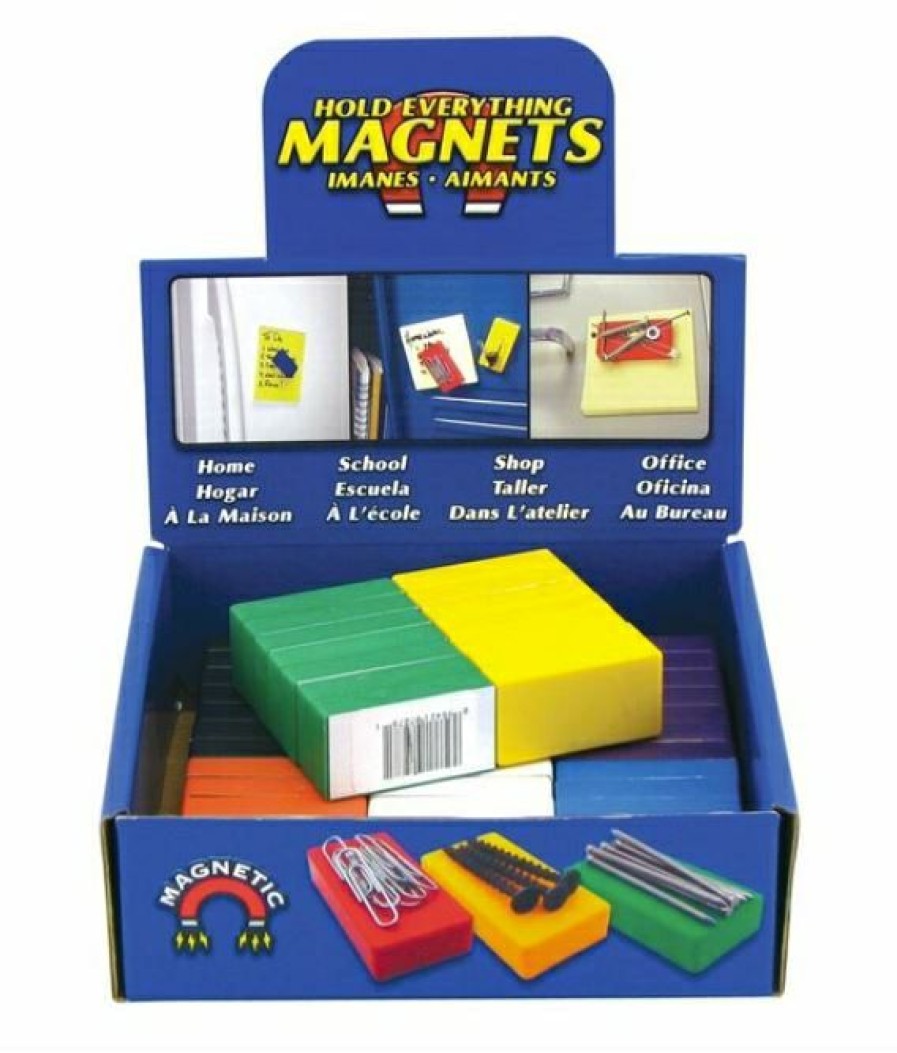 Master Magnetics 56 Pc. Magnetic Counter Display, Assorted Colors | * Best