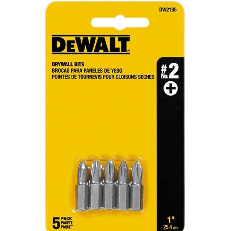 Dewalt #2 Drywall Bit Tip 5 Pack | * Best