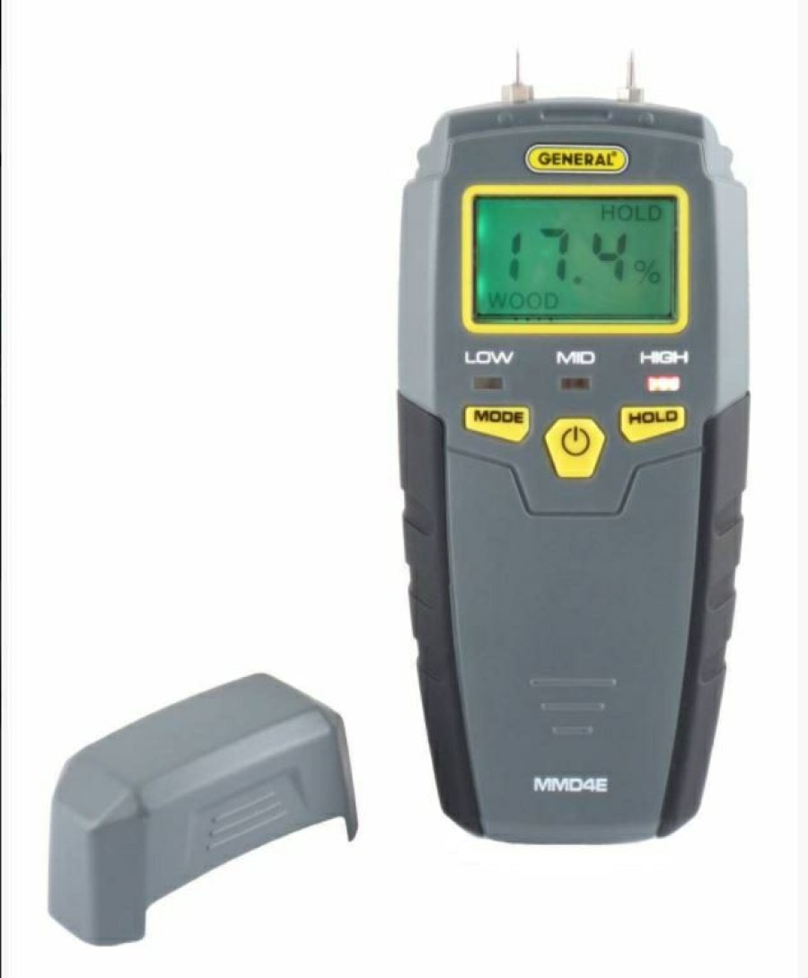 General Tools Mmd4E Pin-Type Lcd Moisture Meter | * New