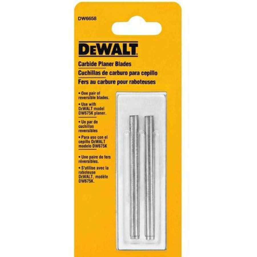 Dewalt Reversible Carbide Planer Blades | * Online