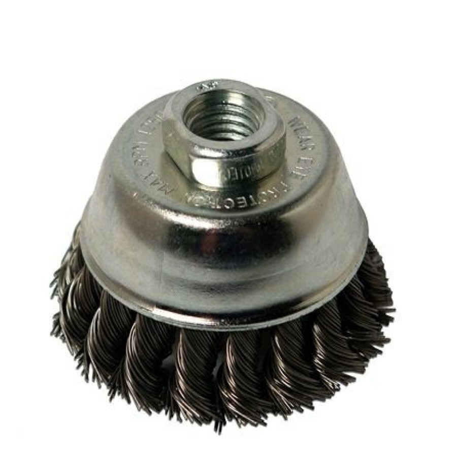 Hobart 770380 3 5/8-11 Inch Notted, 12500 Rpm, .014 Wire Diameter Cup Brush | * New