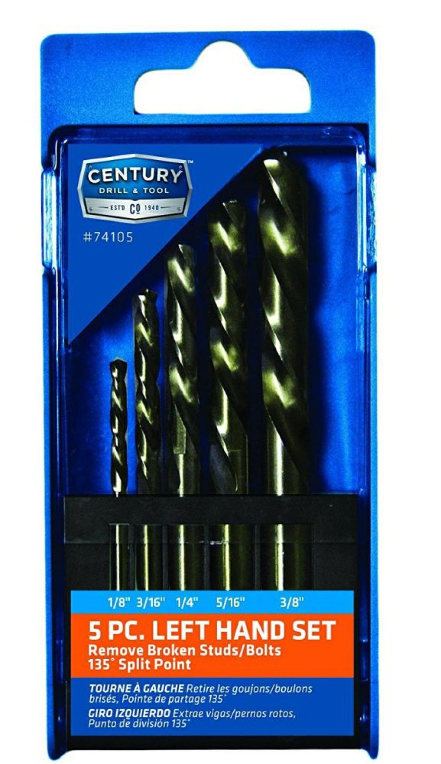 Century Left Handed Drill Set 5 Pc. | * Clearance