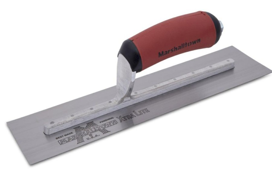 Marshalltown 11-1/2 X 4-3/4 Finishing Trowel Curved W/Durasoft Handle | * New