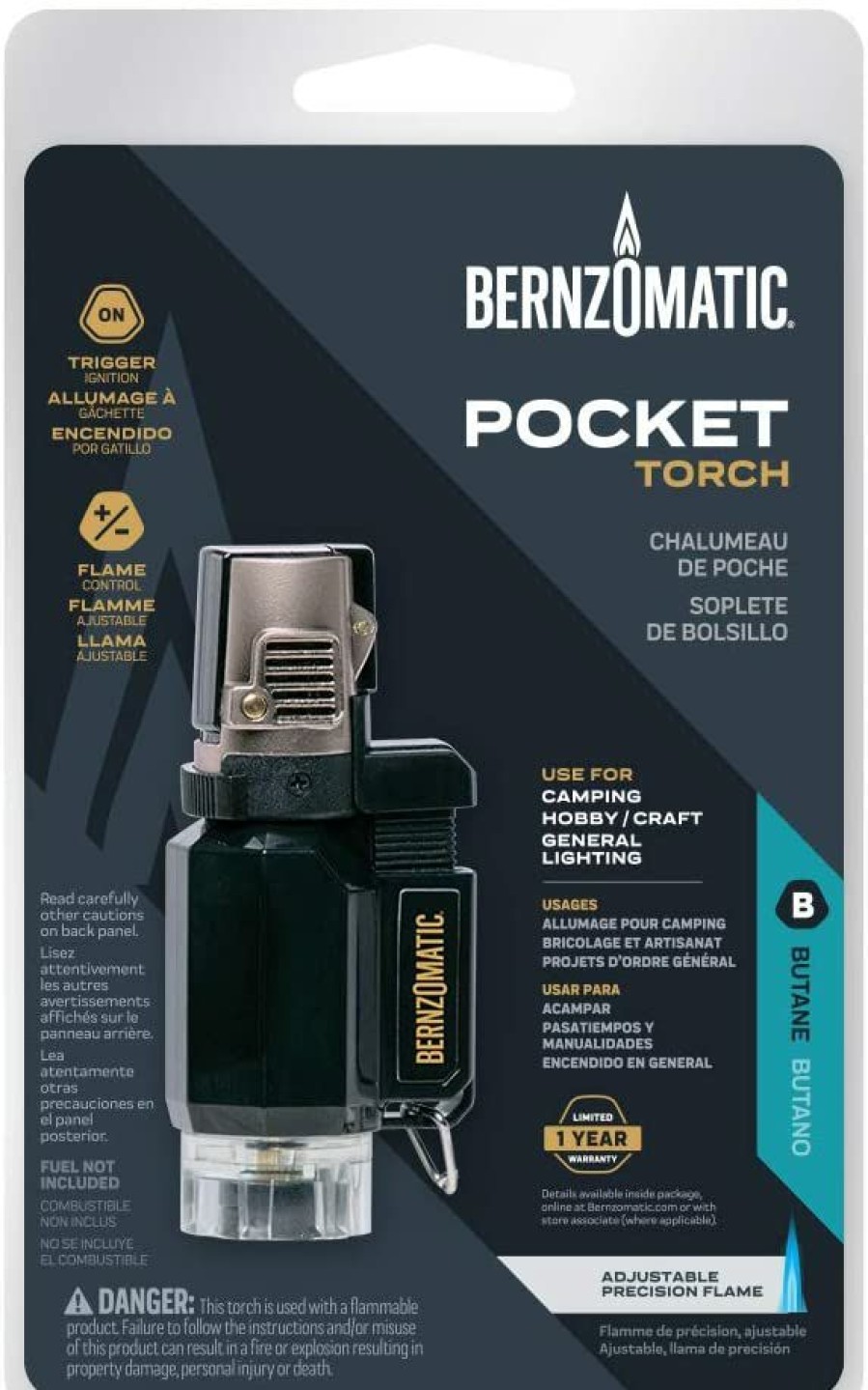 Bernzomatic Refillable Butane Pocket Torch | * Clearance