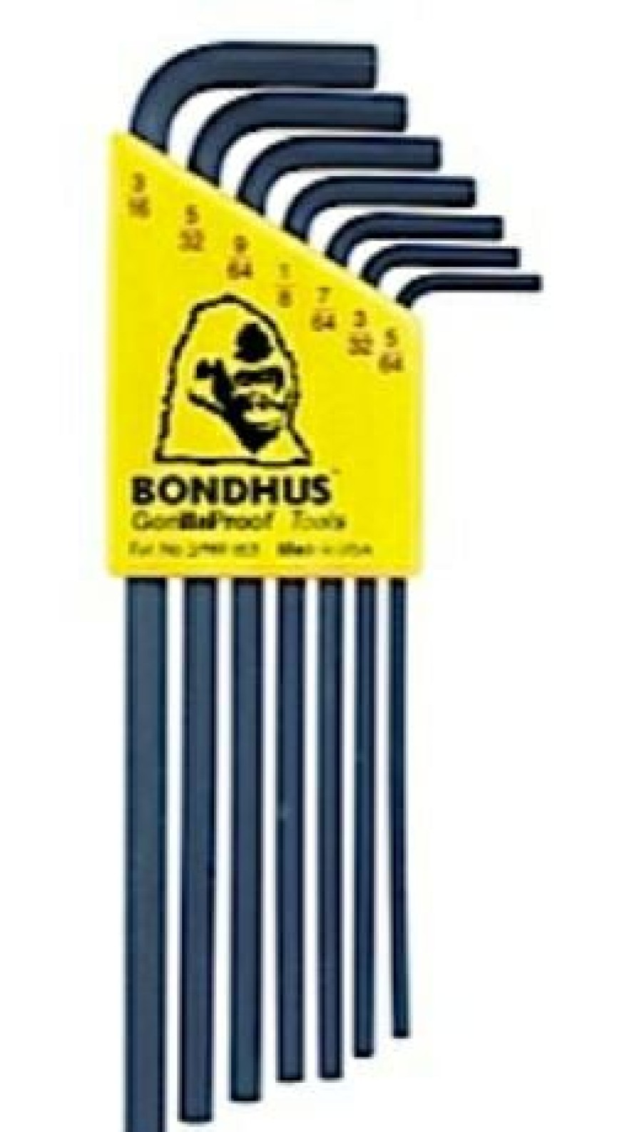 Bondhus 7 Pc. Hex L-Wrenches Set, 5/64 3/16 | * Hot