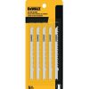 Dewalt Premium 4 In. Wood Cutting Jig Saw Blades 5 Pack | * Wholesale