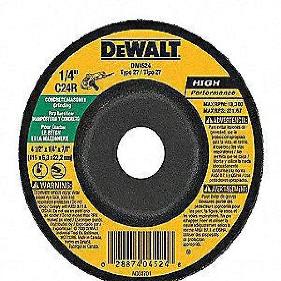 Dewalt Masonry Grinding Wheels Type 27 | * Online