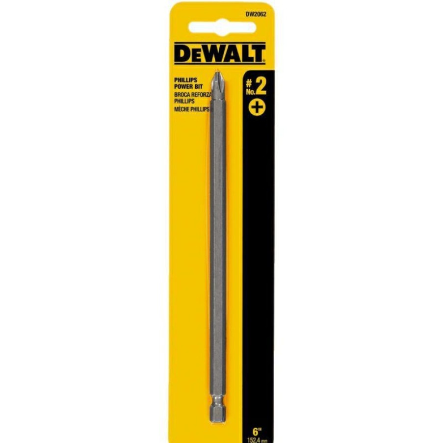 Dewalt #2 Phillips 6 Power Bit | * New