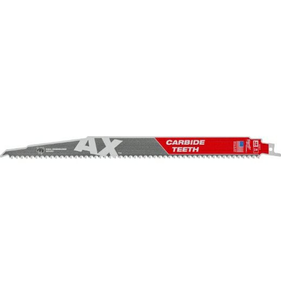 Milwaukee The Ax With Carbide Teeth Sawzall Blade 12 5T | * Online