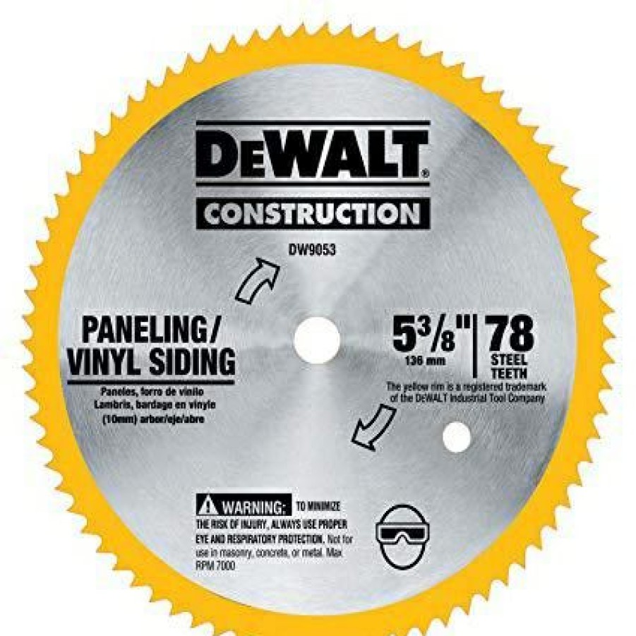 Dewalt Paneling And Vinyl Cutting Steel Saw Blade | * Wholesale