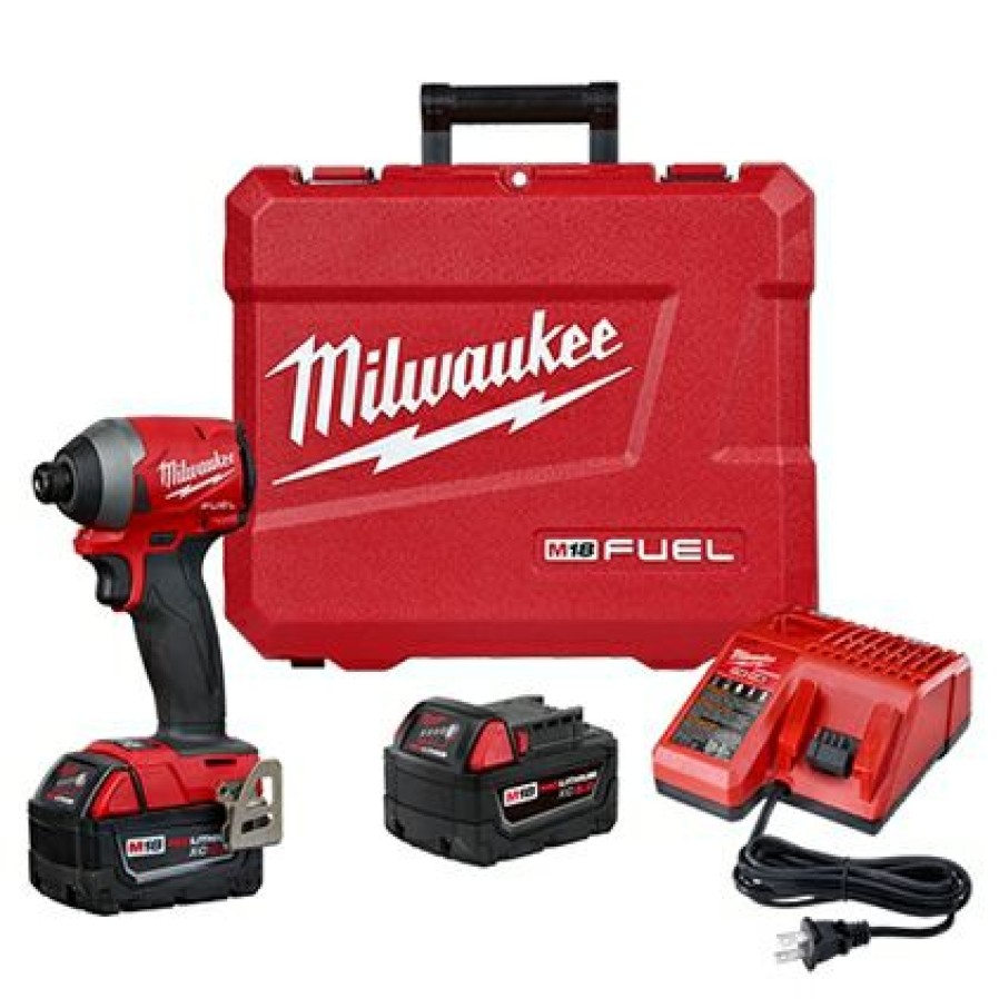 Milwaukee M18 Fuel 1/4 Hex Impact Driver Kit | * Best