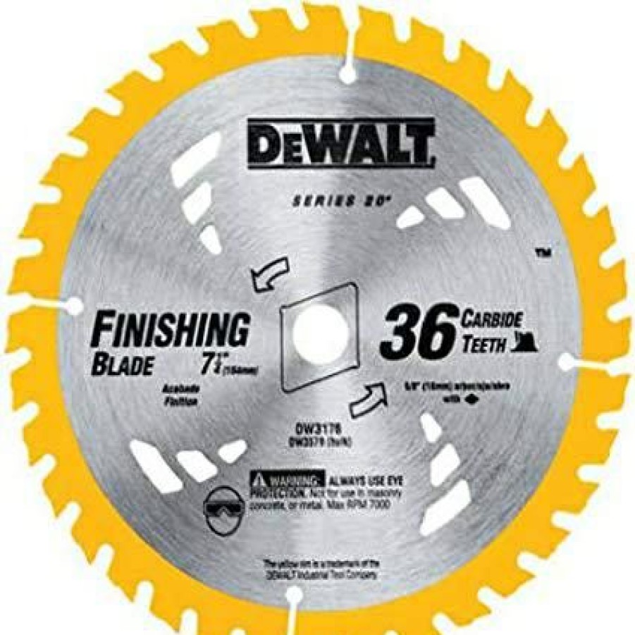 Dewalt Small Diameter Construction Saw Blades Dw3176 7 1/4 In,36 | * Online