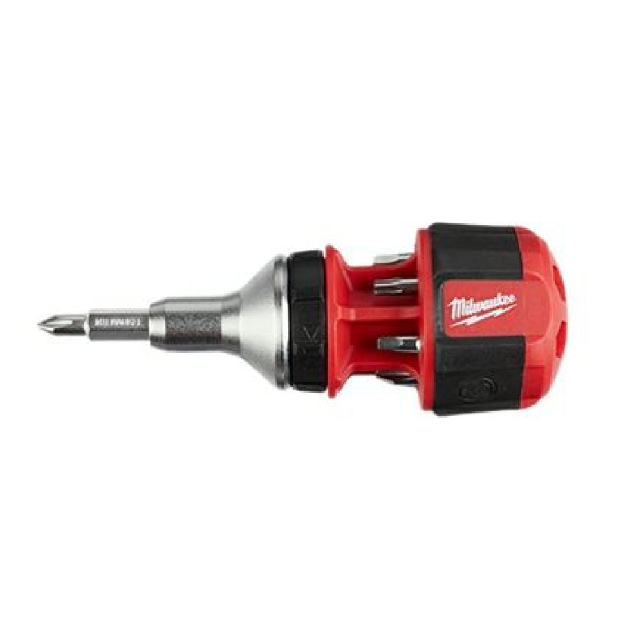 Milwaukee 8-In-1 Compact Ratcheting Multi-Bit Driver | * Clearance