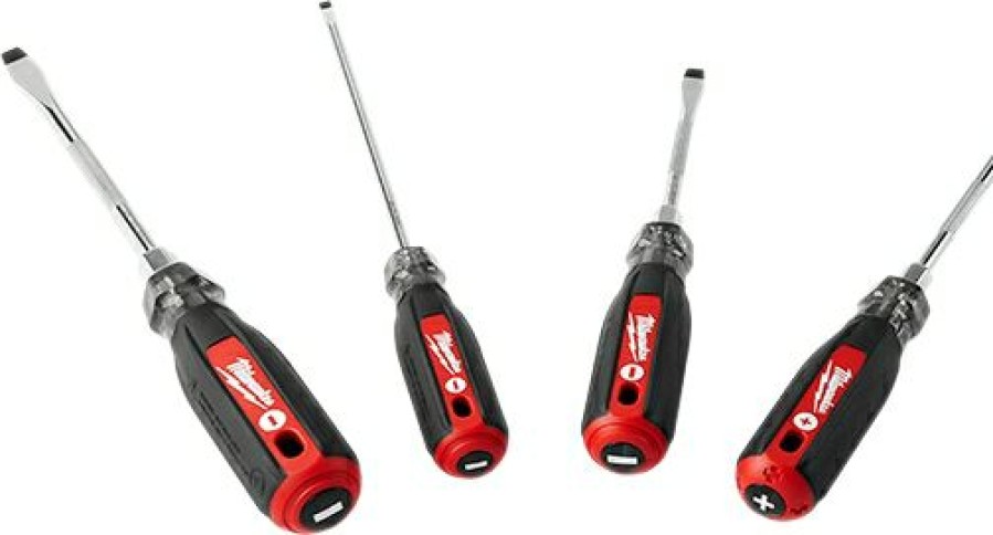 Milwaukee Cushion Grip Screwdriver Kit 4 Pc | * Clearance