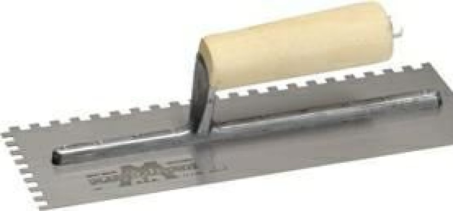 Marshalltown 1/4 X 1/4 X 1/4 Square Notched Trowel | * New