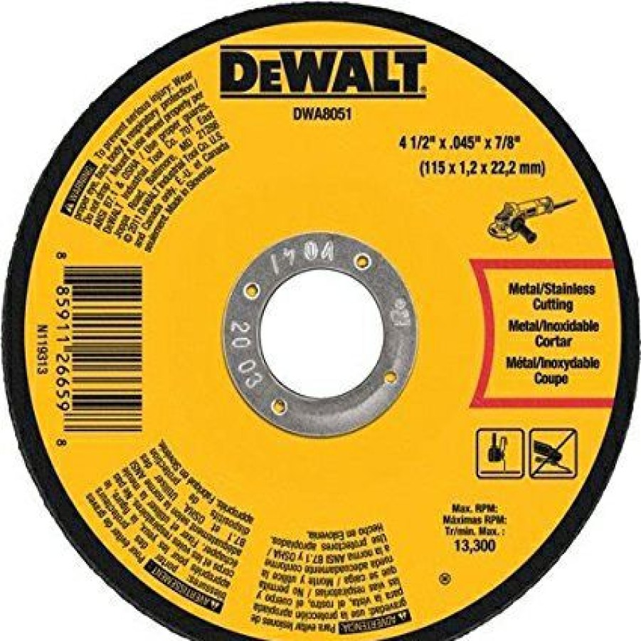 Dewalt 4 1/2 X .045 X 7/8 Metal Cut-Off Wheel | * Hot