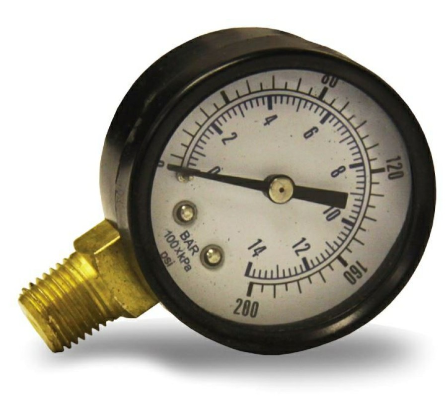 C'Aire Gauge, 300 Psi, 1/4" Bottom Mt | * Hot