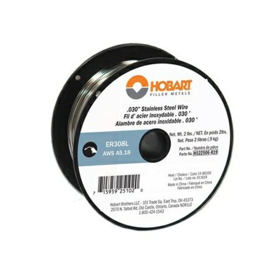 Hobart H522506-R19 Er308L Stainless Wire .030 2 Lb. Spool | * New