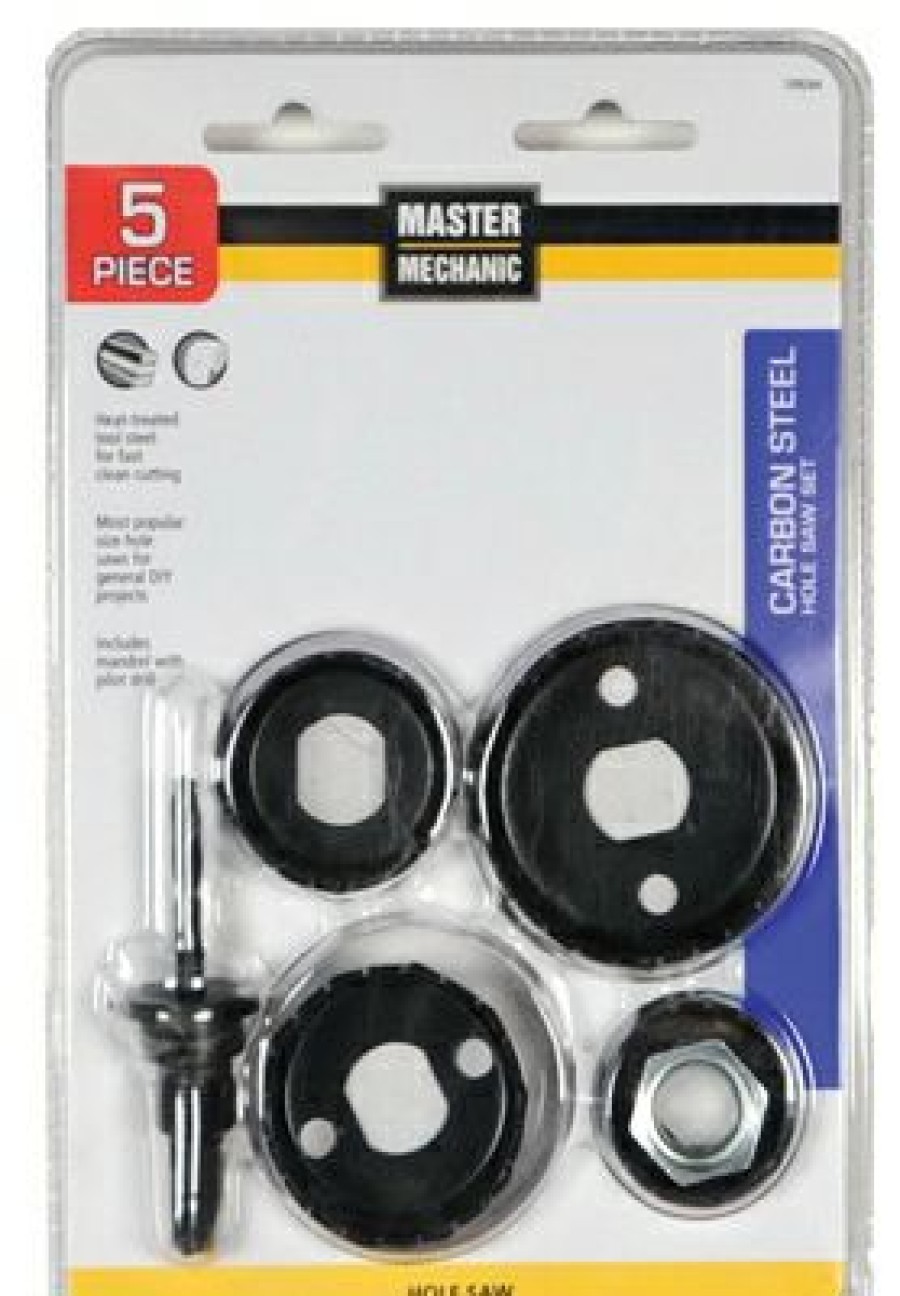 Master Mechanic 5 Pc Hole Saw Kit | * Online