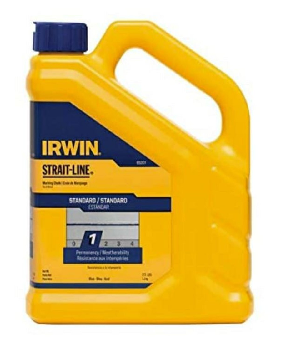 Irwin Strait-Line Standard Blue Marking Chalk, 5 Lb. | * New