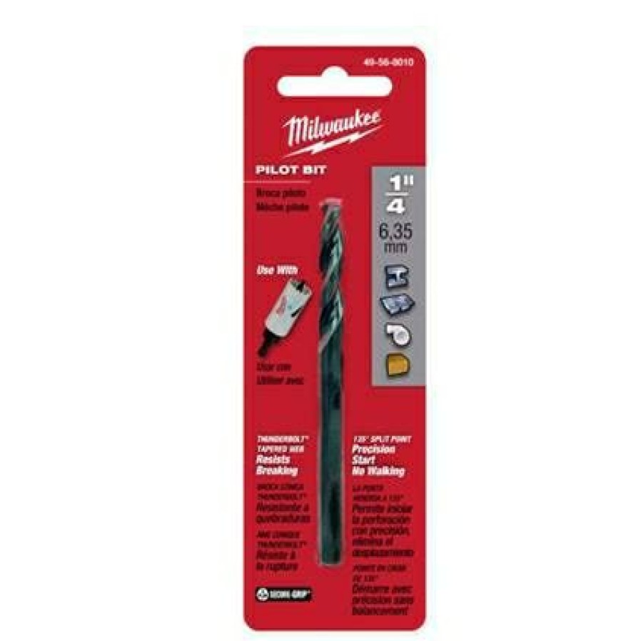 Milwaukee 1/4 X 4 High Speed Steel Pilot Bit | * Wholesale