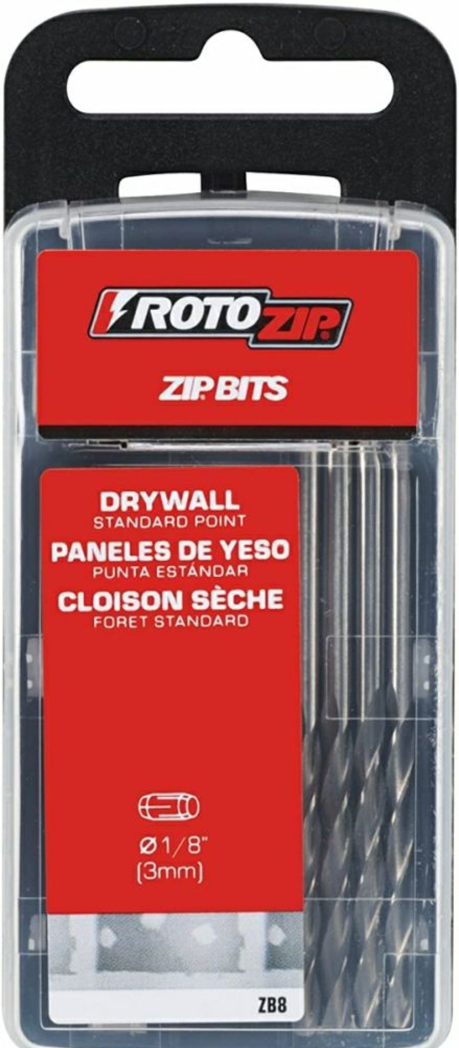 Rotozip Zb8 Spiral Drywall Cutting Bit 8-Pack | * Wholesale