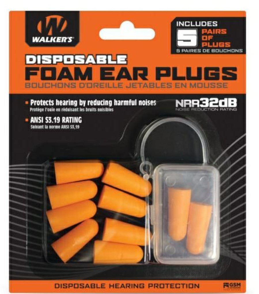 Walker'S Gwp-Fp5Pk Foam Earplugs 5 Pair | * Best