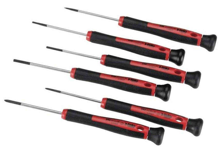 Felo Screwdriver 6 Pc Set Slot & Phillips | * Online