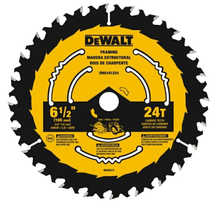 Dewalt Dwa1612Cmb 6 1/2 Inch Circular Saw Blade | * New