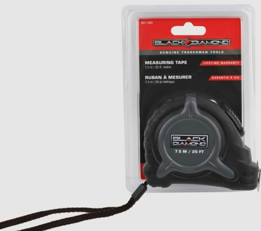 Black Diamond 7.5M/ 25Ft Tape Measure | * Clearance