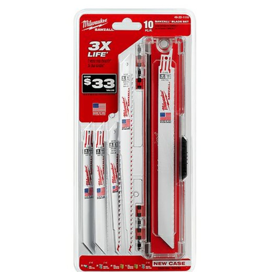 Milwaukee Sawzall General Purpose 10-Pc Blade Set | * Online