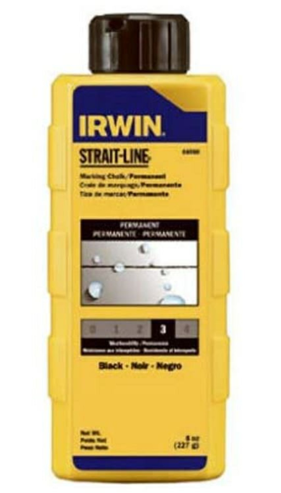 Irwin Strait-Line Permanent Black Marking Chalk, 8 Oz. | * Online