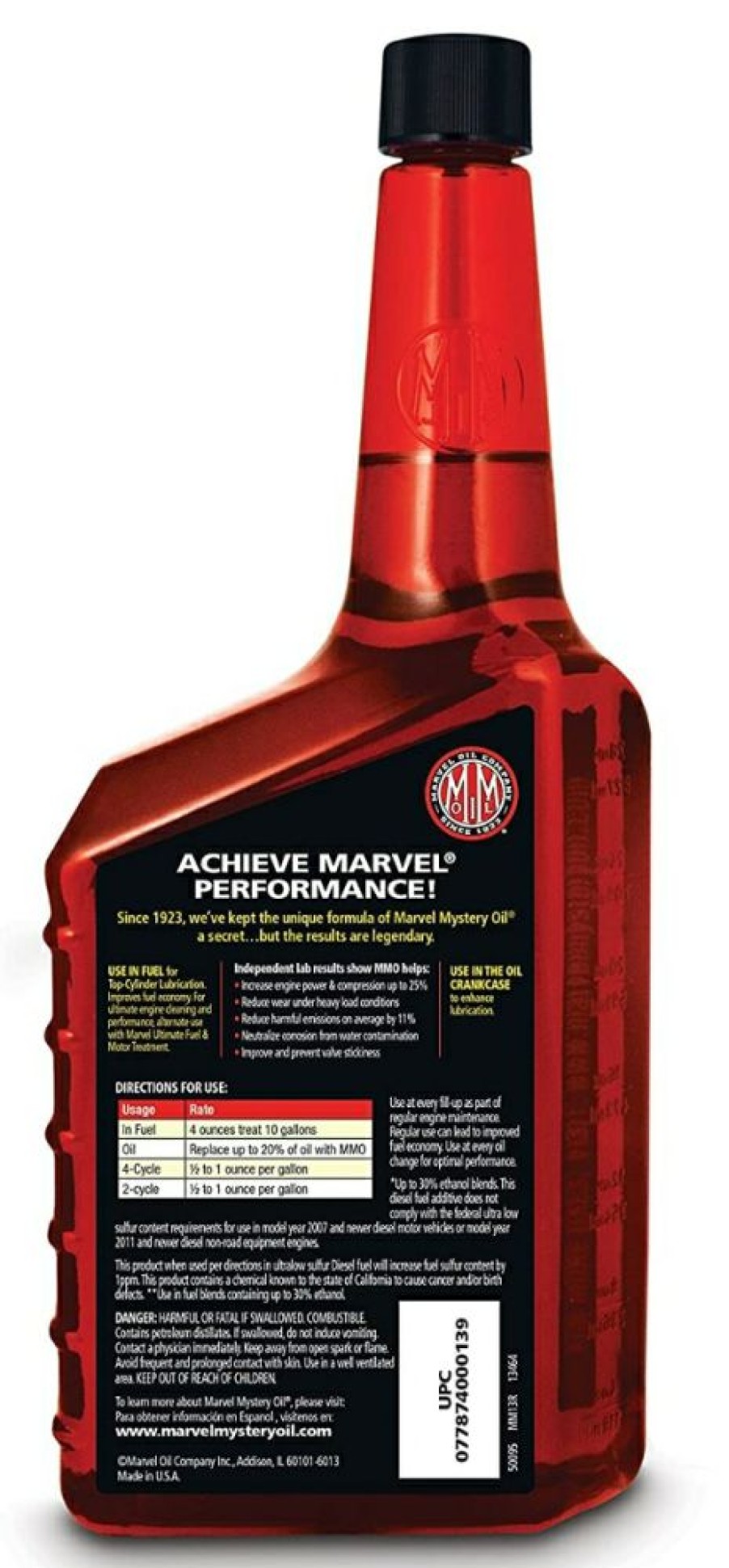 Marvel Mystery Oil Enhancer & Fuel Treatment Pint | * New