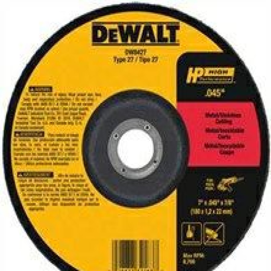 Dewalt 7 X .045 X 7/8 Metal Cutting Wheel | * Clearance