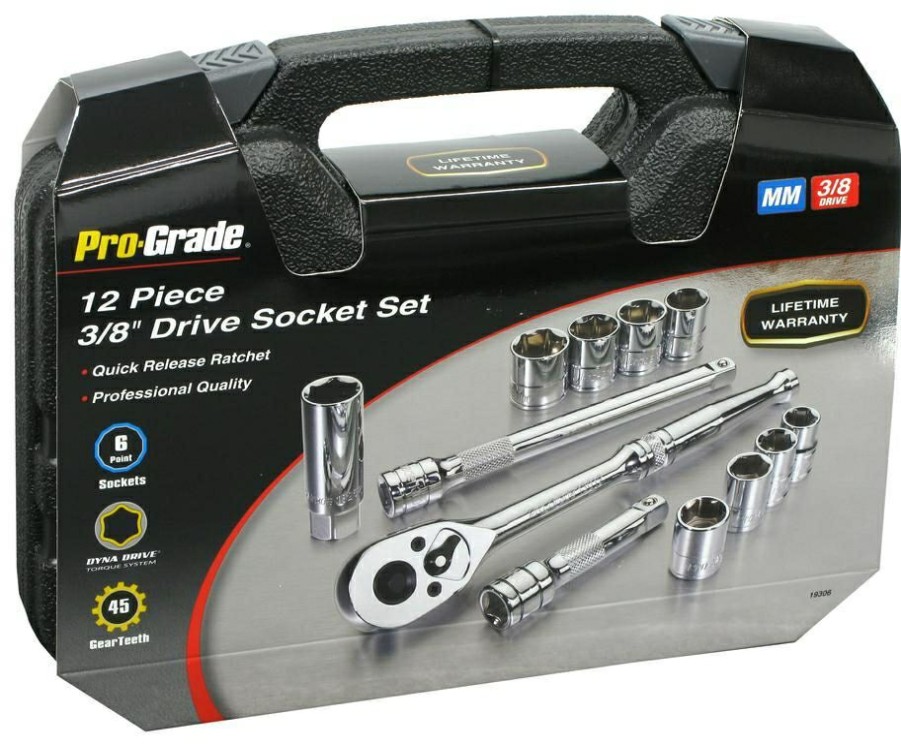 Prograde 12Pc 3/8 Metric Socket Set | * Online