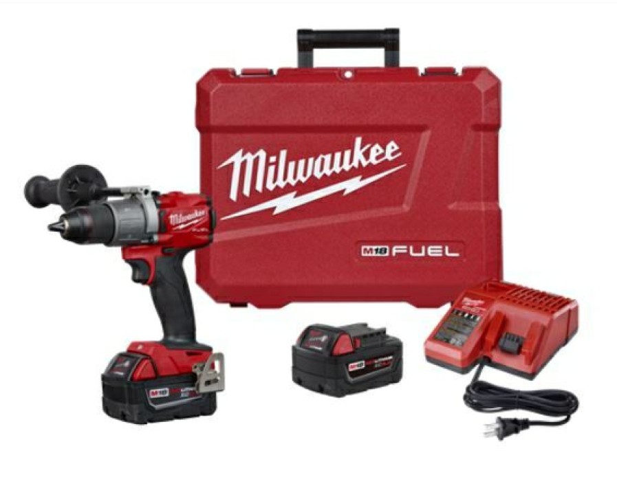 Milwaukee M18 Fuel 1/2 Hammer Drill Kit | * Best